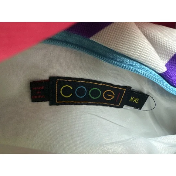 Coogi Reversible Jacket Full Zip Colorful Geometric Print Men’s Big & Tall XXL - Picture 4 of 16